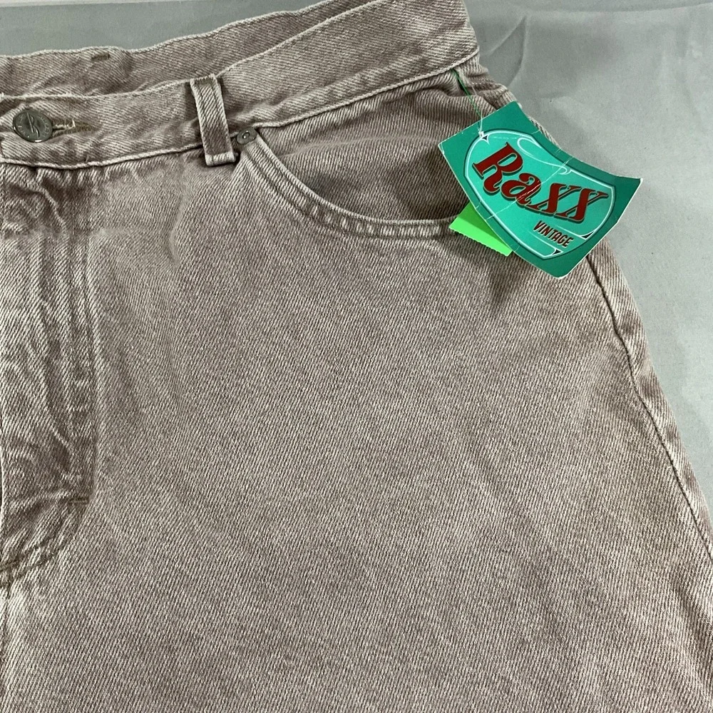Riders Denim Jeans 34x34 New With Tags Relaxed Straight Leg Tan Beige Vintage 90